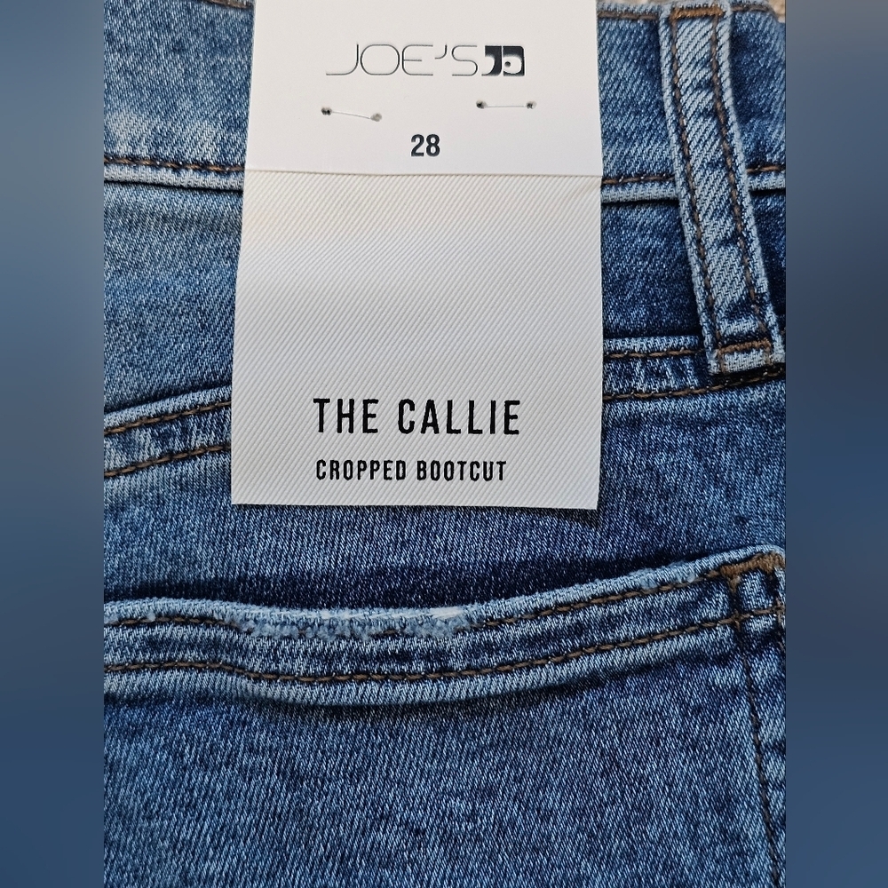 Joe's Jeans Women's The Callie Cropped Bootcut Size 28, Carpe Diem, New! - Picture 5 of 11